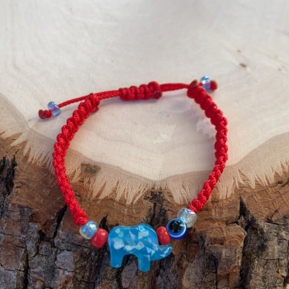 Protection evil eye 🧿 and Lucky 🐘 baby bracelet - Picture 1 of 15